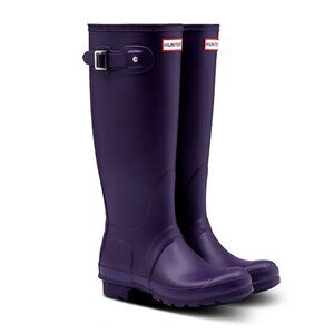 Hunter Original Tall Rainboot - Size: UK 6, EU 39, US 8 - Purple